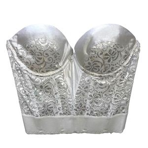 Vintage white corset